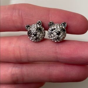 Fossil Panda Stud Earrings